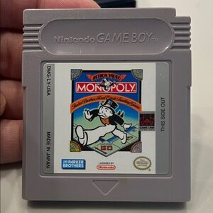 Nintendo Game Boy Monopoly Cartridge - Gray